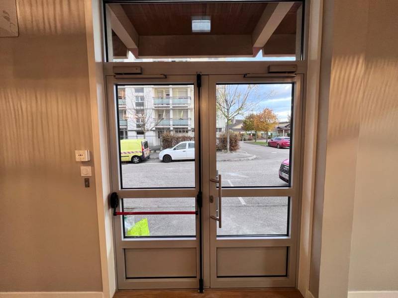 Rénovation de la porte d'entrée à Lyon