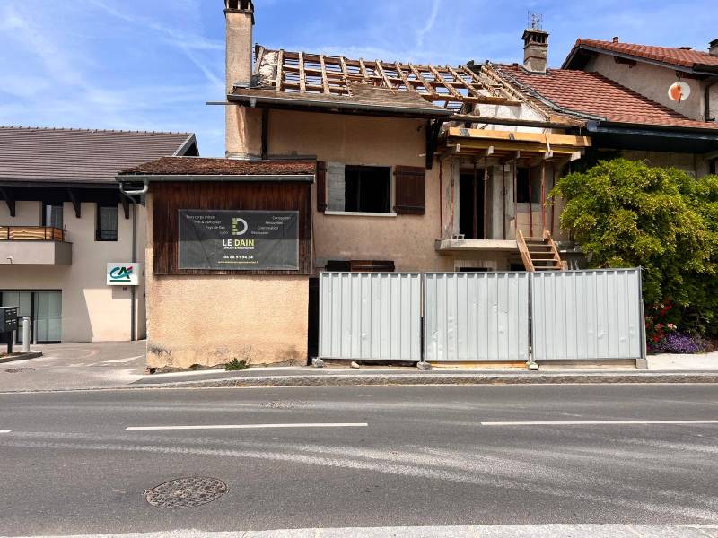 Avant travaux renovation et transformation maison proche Suisse